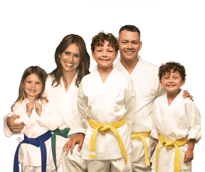 Martial Arts Lessons for Families in _Cobourg_ _ON_ - Group Family for Martial Arts Footer Banner
