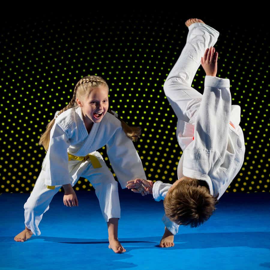 Martial Arts Lessons for Kids in _Cobourg_ _ON_ - Judo Toss Kids Girl