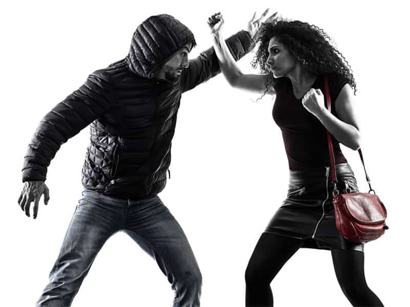Self-Defense Program for Adults in _Cobourg_ _ON_ - Blocking Punch Woman